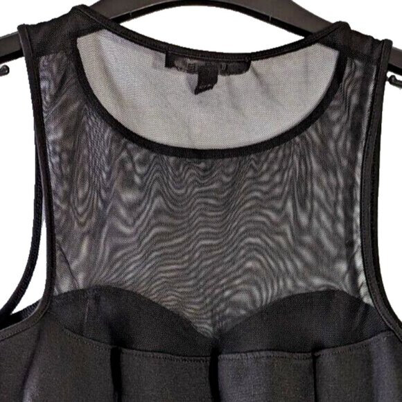 U 2 B Woman’s Mesh Top Black Tank Camisole Top Large (L) - Picture 2 of 8